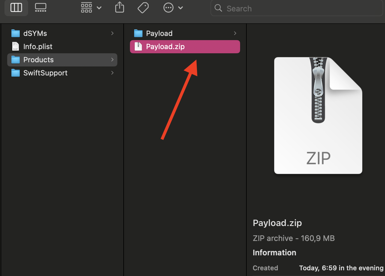 Hình 8: Nén file content thành .zip